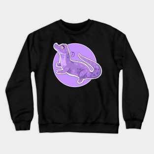 Purple crocodile Crewneck Sweatshirt